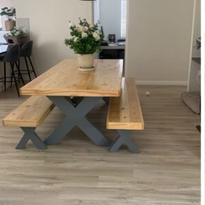 Indoor and Outdoor Cross Leg 8 Seater 180m x90mm