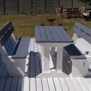 8 Seater Backrest Picnic Bench 1.8m