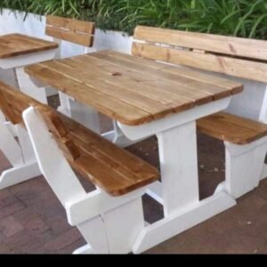 6 Seater Backrest Picnic Bench 1.5m