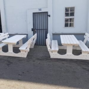 10 Seater Backrest Picnic Bench 2m